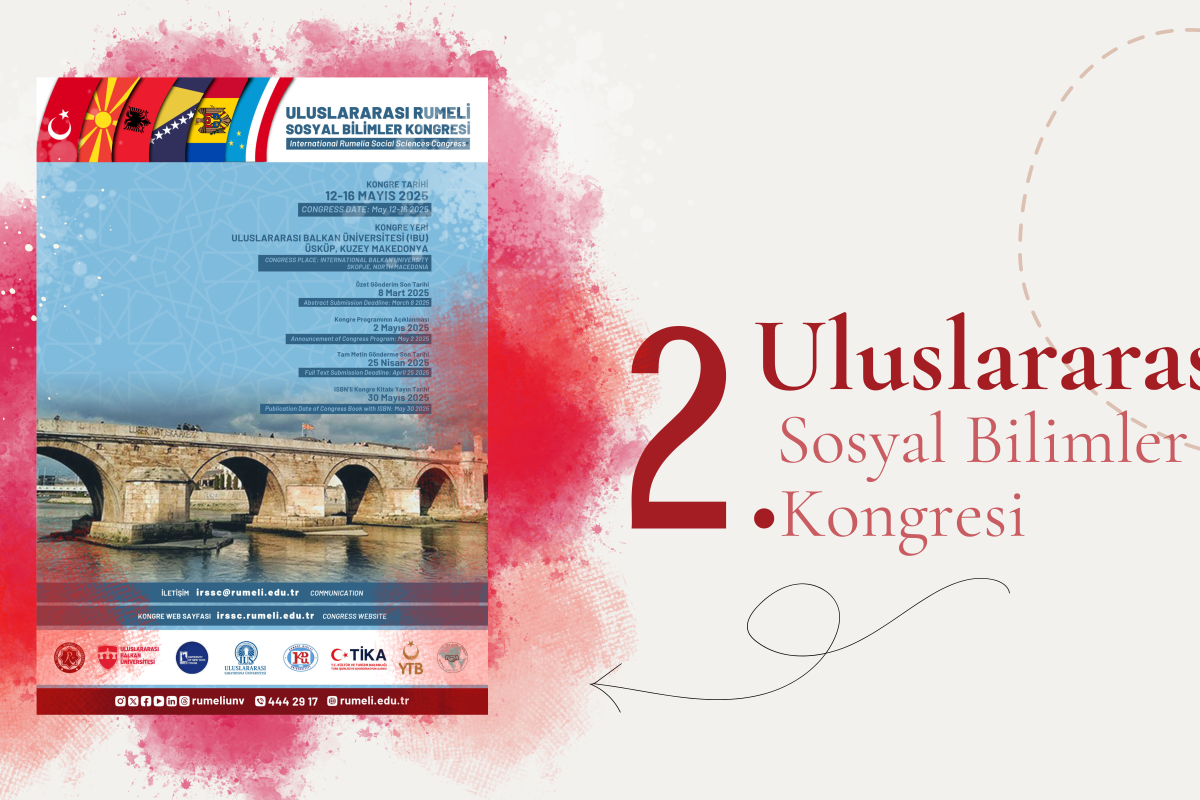 2. Uluslararası Dostluk Köprüsü Sosyal Bilimler Kongresi tanıtım görseli